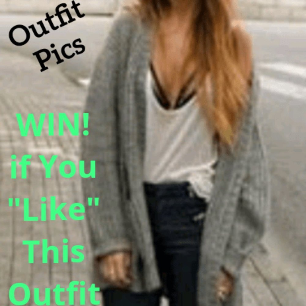 NEW GET PAID FOR SELLING! & WIN OUTFIT LIKE Sweater Top Jeans Bra Read Ad & Like